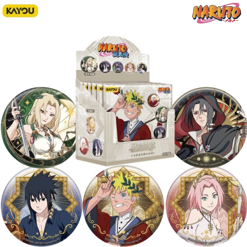 Anime Merchandise Bd - KAYOU Naruto Stellar‑Ode Chapter Tinplate Badge