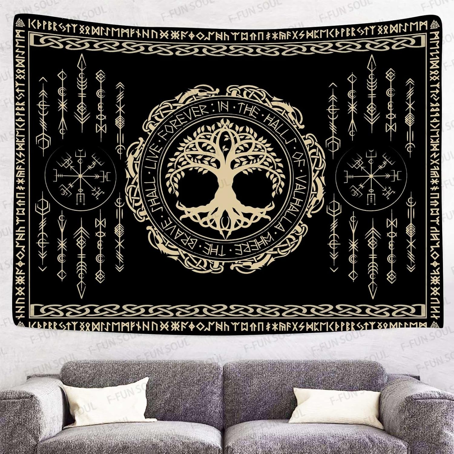 Norse Mythology Tapestry Indie - Wall Scroll Tapestry recension och pris