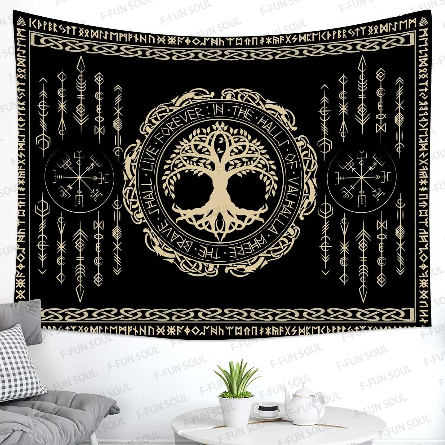 Norse Mythology Tapestry Indie - Wall Scroll Tapestry recension och pris