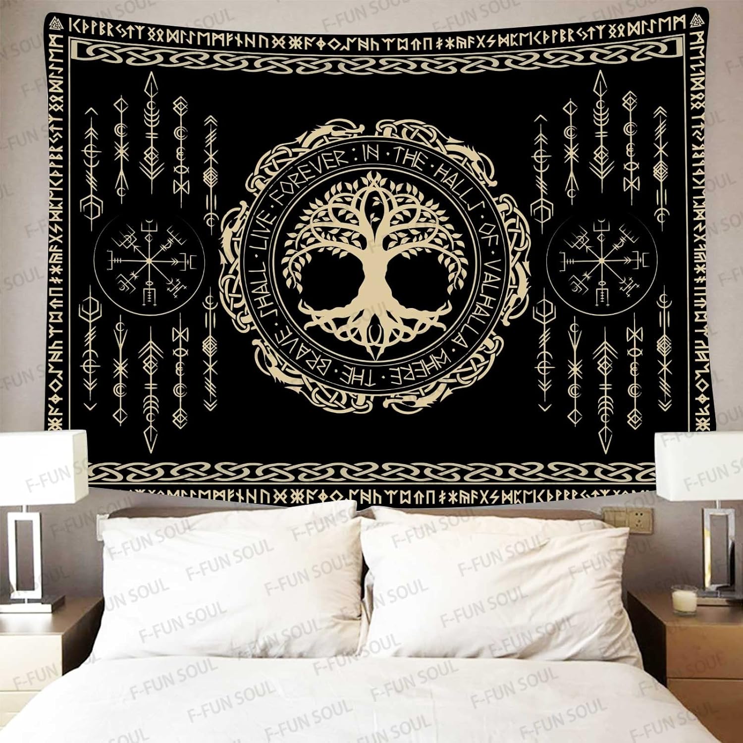 Norse Mythology Tapestry Indie - Wall Scroll Tapestry recension och pris
