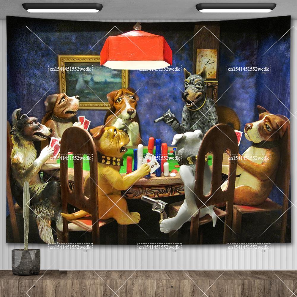 Cassius Marcellus Coolidge Dog - Wall Scroll Tapestry recension och pris